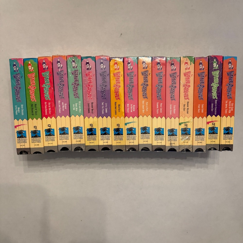 Little Rascals Our Gang Republic Pictures‎ VHS Set 16 Tapes Factory Sealed New